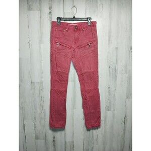 8th Dstrkt Denim Men's 30x32 Slim Fit Jeans Red Cargo
